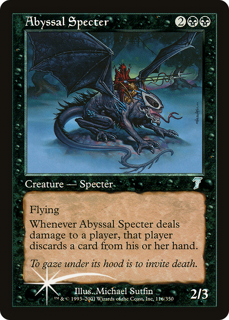 Abyssal Specter [Seventh Edition] Foil