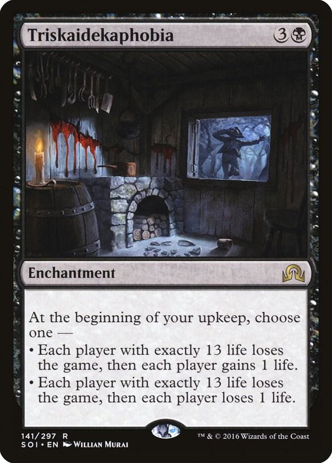 Triskaidekaphobia 141/297 (Shadows over Innistrad) 