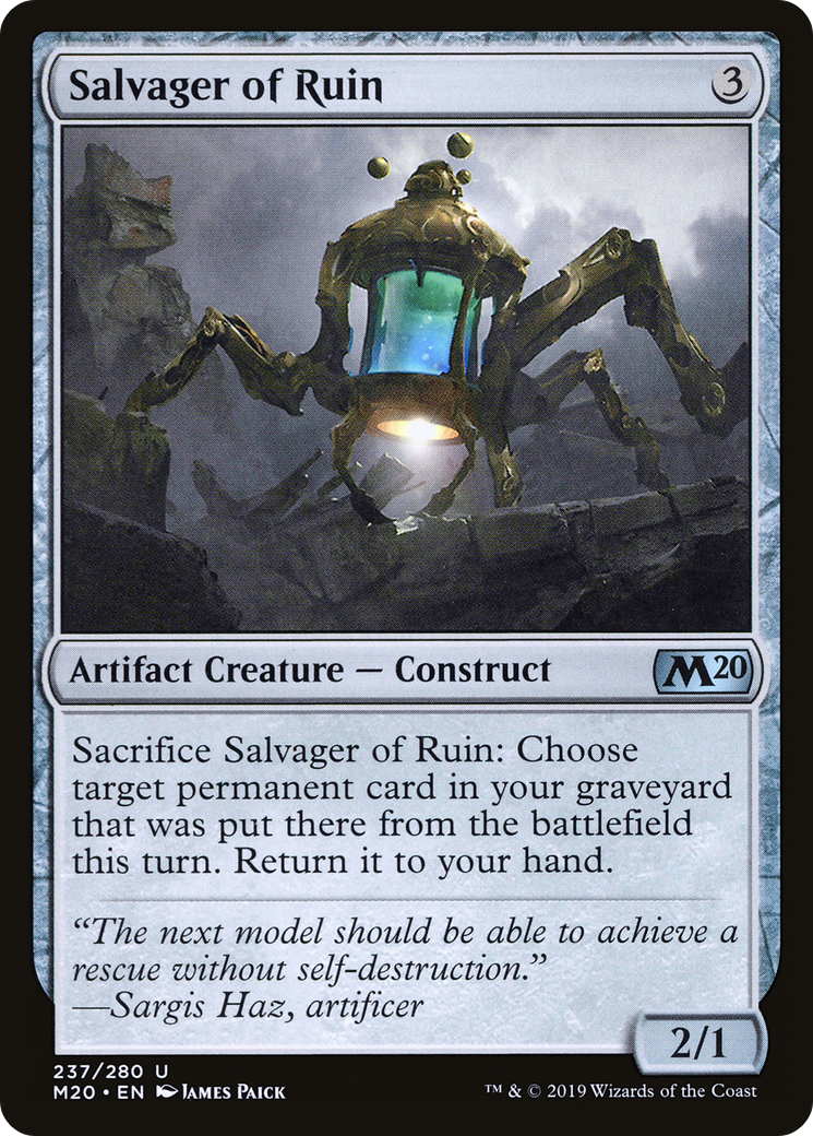 Salvager of Ruin [Core Set 2020] Foil