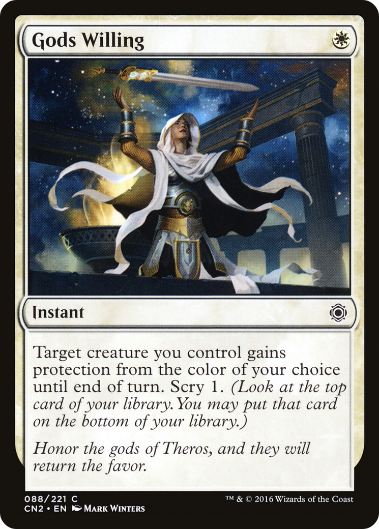 Gods Willing [Conspiracy: Take the Crown] Foil