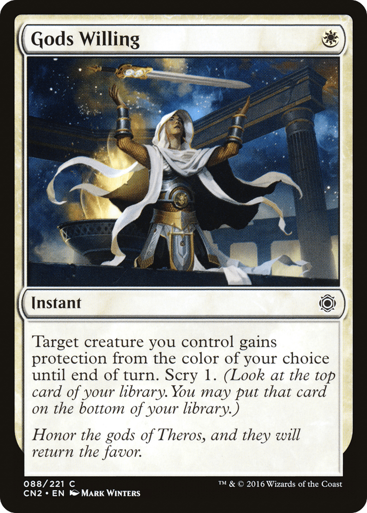 Gods Willing [Conspiracy: Take the Crown] Foil