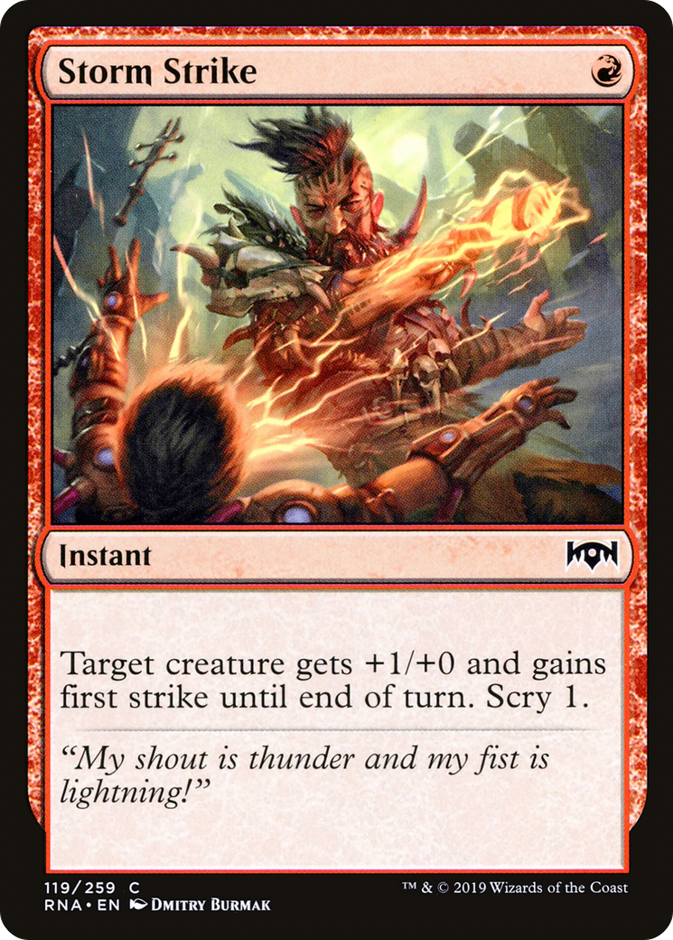 Storm Strike [Ravnica Allegiance] Foil