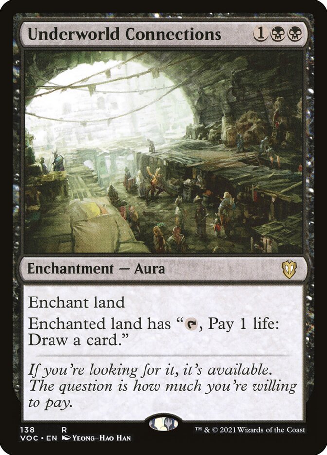 Underworld Connections 138/38 (Commander: Innistrad: Crimson Vow) 