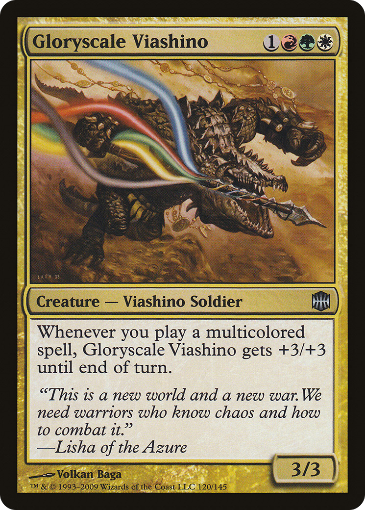 Gloryscale Viashino [Alara Reborn] Foil