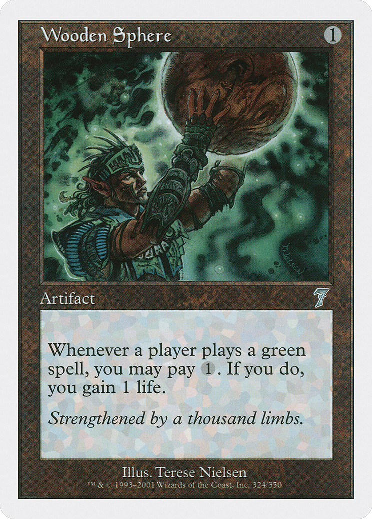 Wooden Sphere (7ED-324) - Seventh Edition