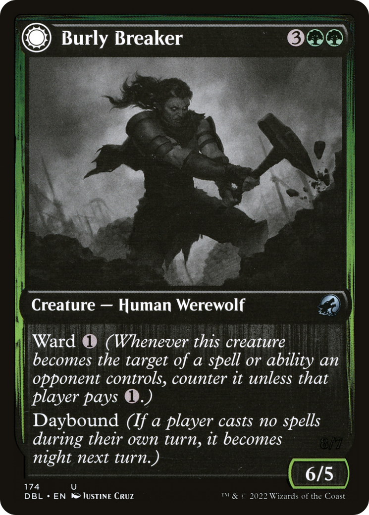 Burly Breaker // Dire-Strain Demolisher [Innistrad: Double Feature] Foil
