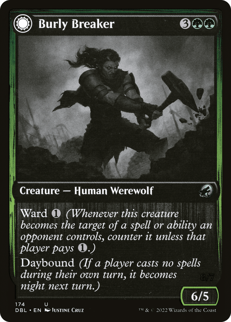 Burly Breaker // Dire-Strain Demolisher [Innistrad: Double Feature] Foil