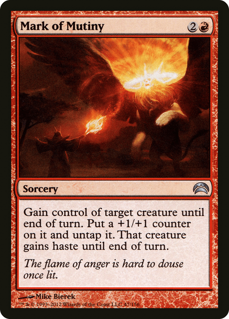 Mark of Mutiny (047) [Planechase 2012]  Foil