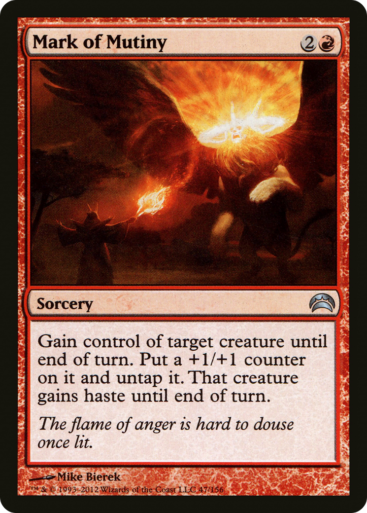 Mark of Mutiny [Planechase 2012] Foil