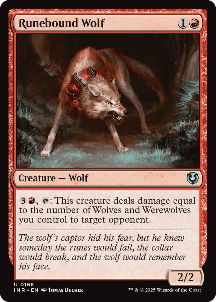 Runebound Wolf |  (168) [Innistrad Remastered]