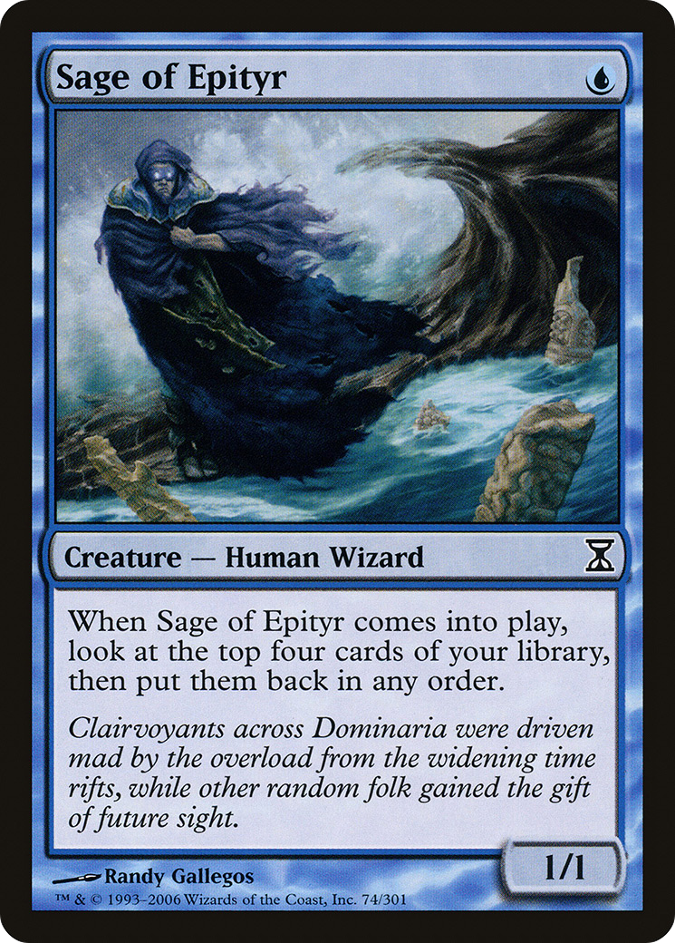 Sage of Epityr [Time Spiral] Foil
