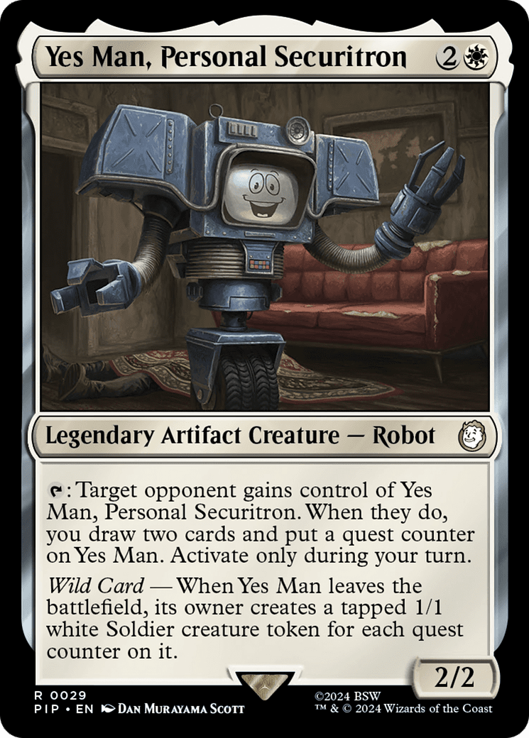 Yes Man, Personal Securitron [Fallout] Foil