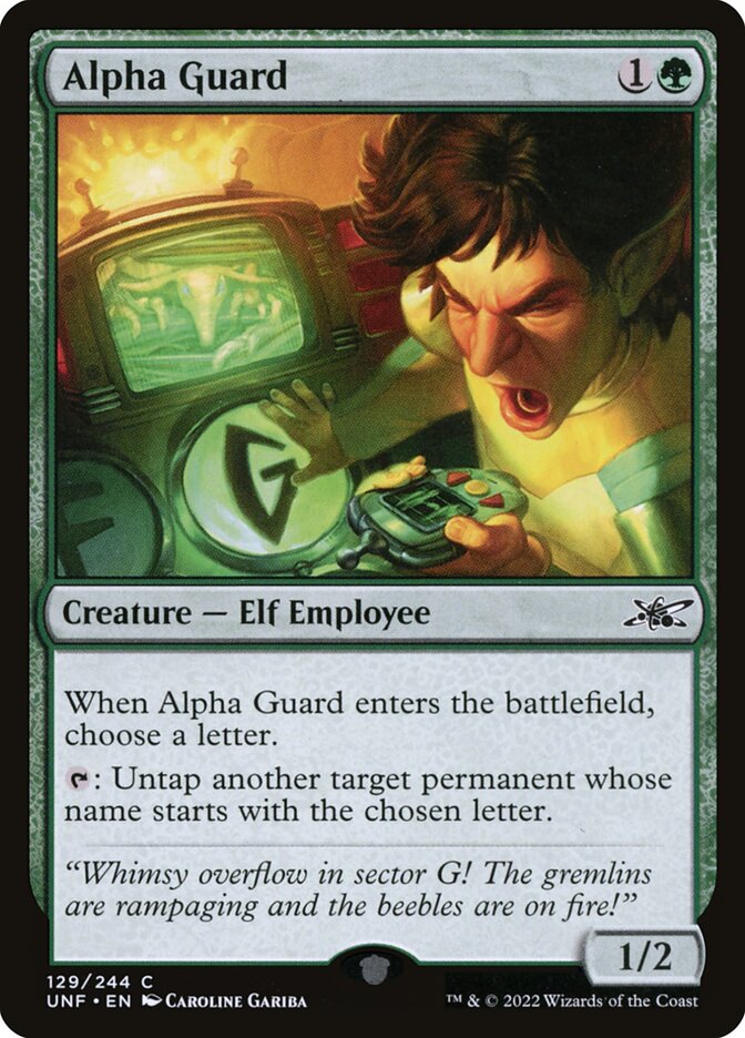 Alpha Guard 129/244 (Unfinity) 