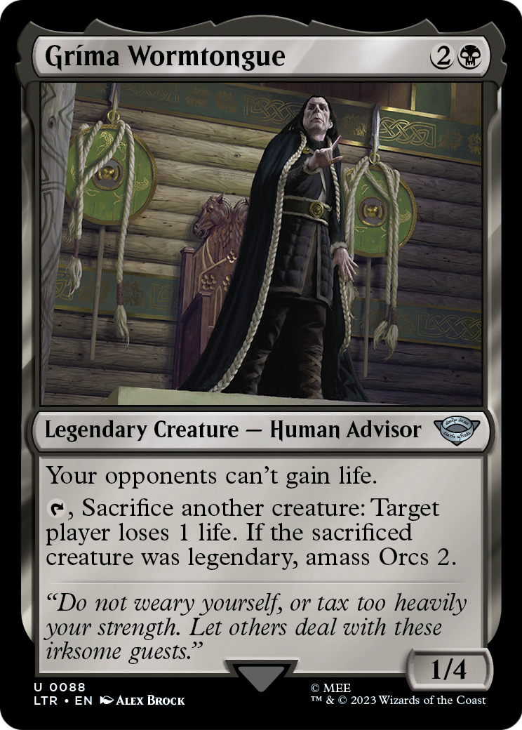 Grima Wormtongue [The Lord of the Rings: Tales of Middle-Earth] Foil