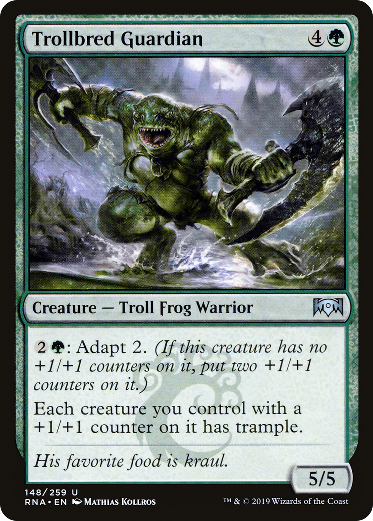 Trollbred Guardian [Ravnica Allegiance] Foil