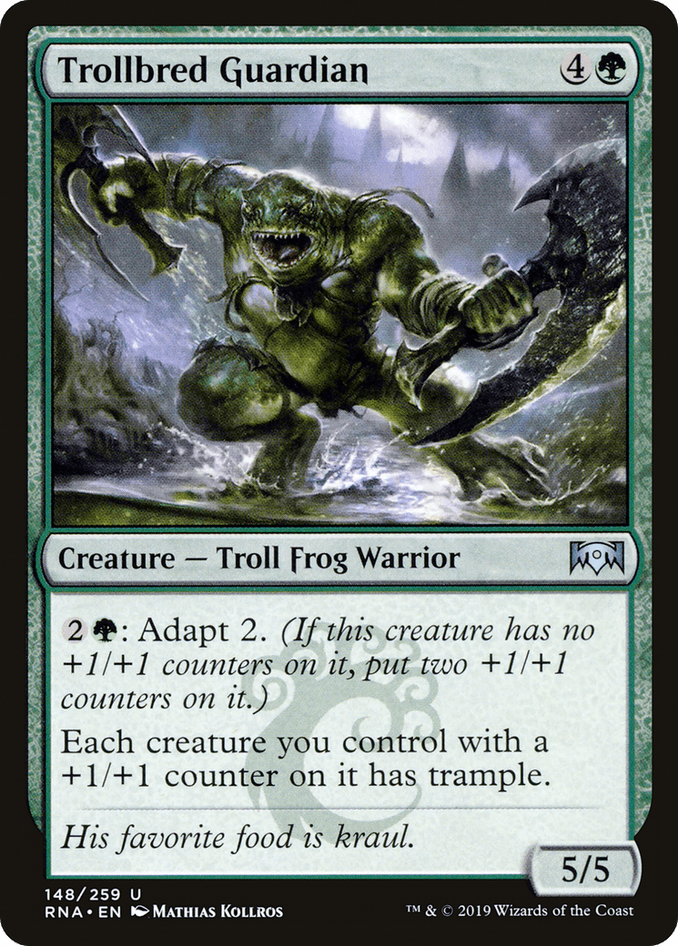 Trollbred Guardian [Ravnica Allegiance] Foil