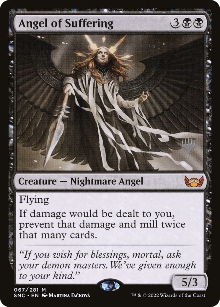 Angel of Suffering (Promo Pack) [Streets of New Capenna Promos] Foil