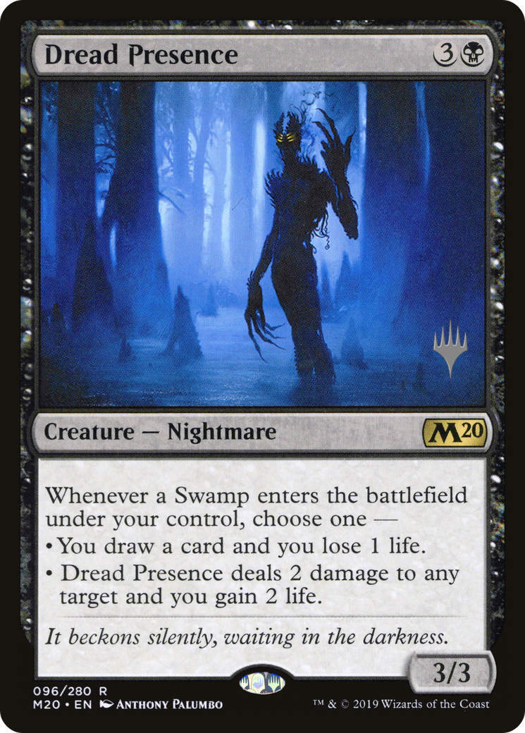 Dread Presence (Promo Pack) [Core Set 2020 Promos] Foil