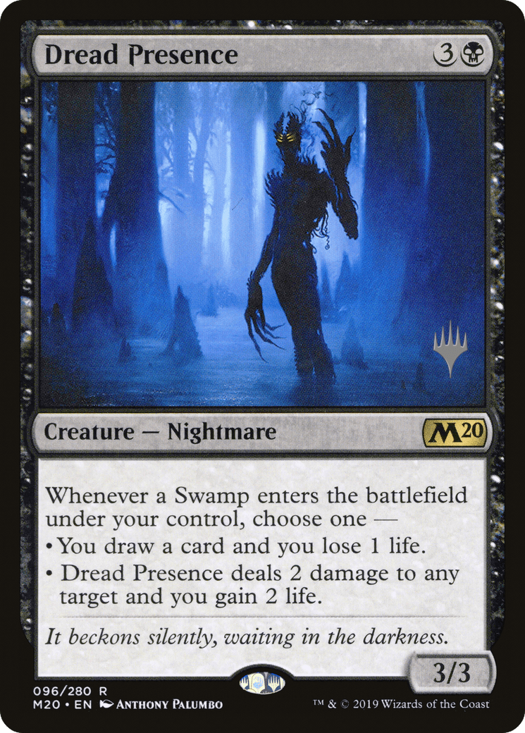 Dread Presence (Promo Pack) [Core Set 2020 Promos] Foil