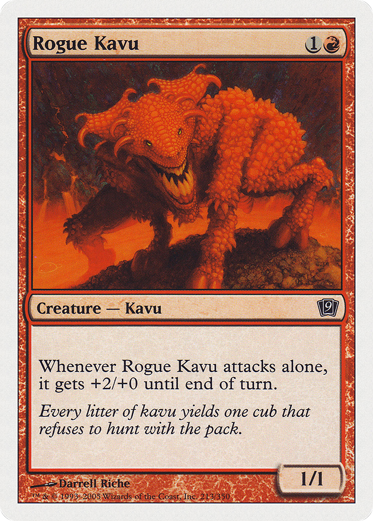 Rogue Kavu [Ninth Edition] Foil