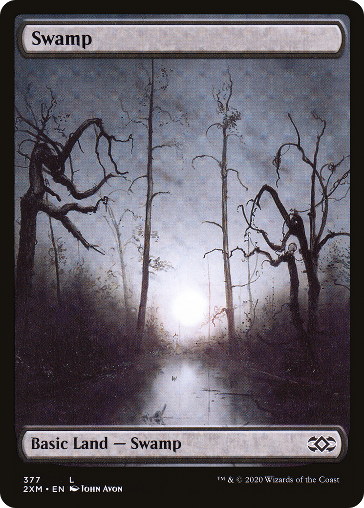 Swamp (377) [Double Masters] Foil