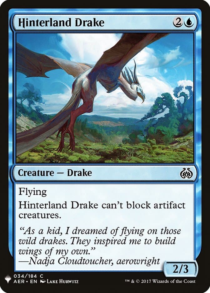 Hinterland Drake |  (AER-34) [The List]