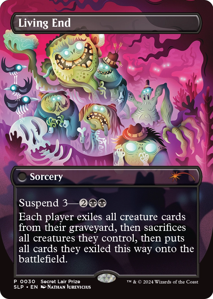 Living End (030) [Secret Lair Showdown]  (Borderless) Foil