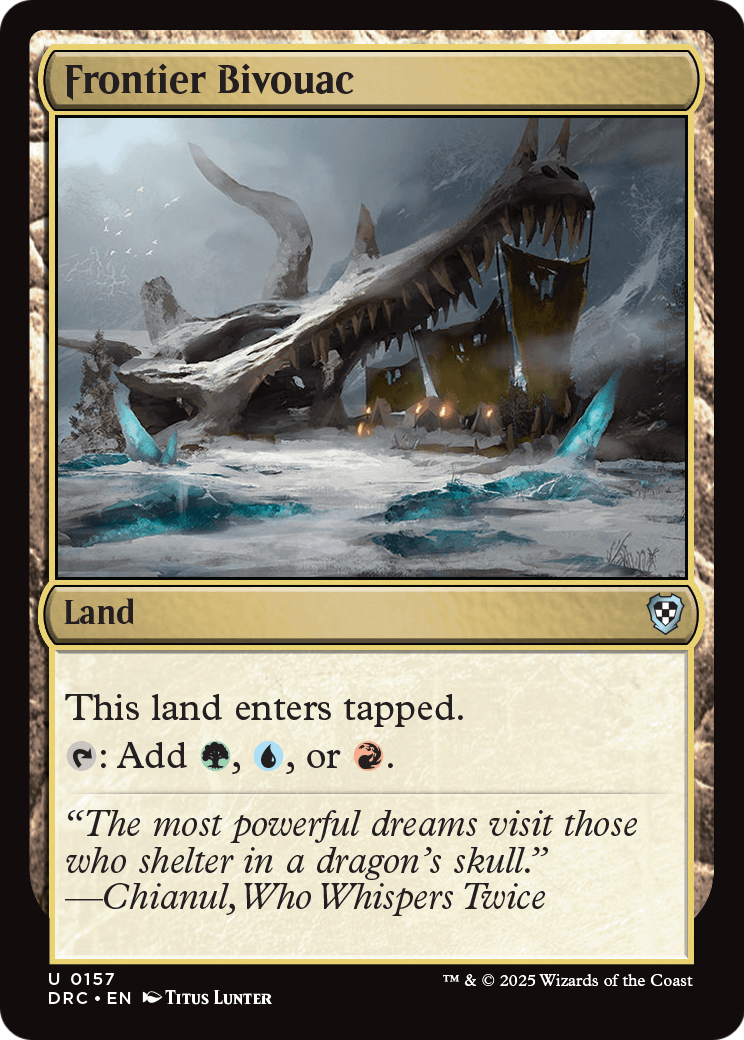 Frontier Bivouac (-157) [Commander: Aetherdrift]