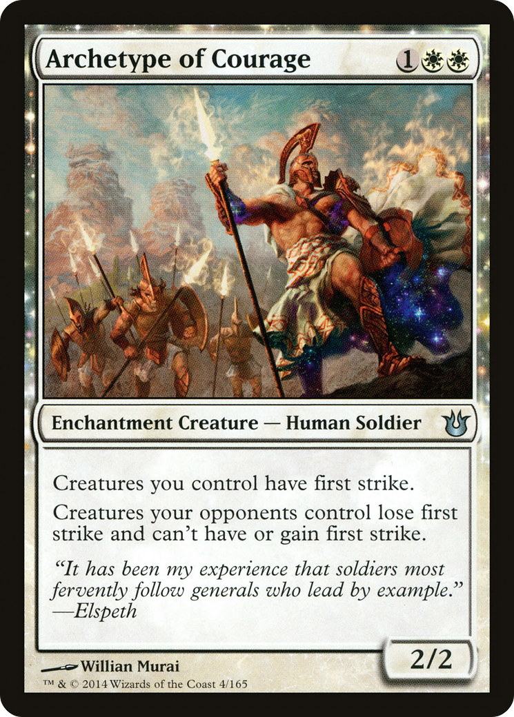 Archetype of Courage [Born of the Gods] Foil