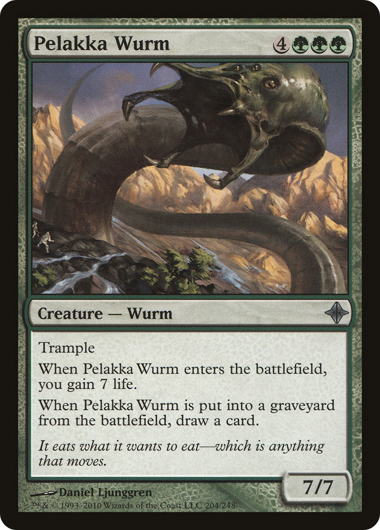 Pelakka Wurm [Rise of the Eldrazi] Foil