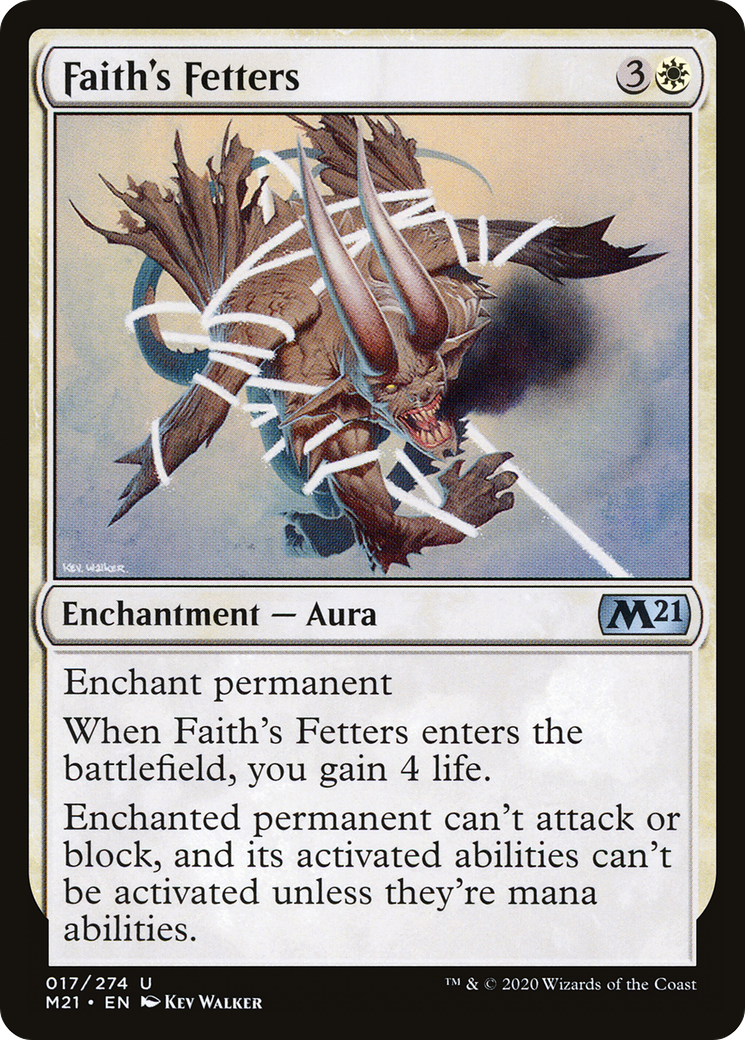 Faith's Fetters [Core Set 2021] Foil