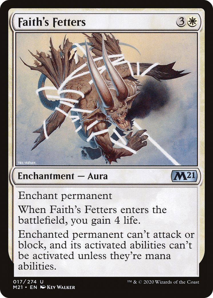 Faith's Fetters [Core Set 2021] Foil