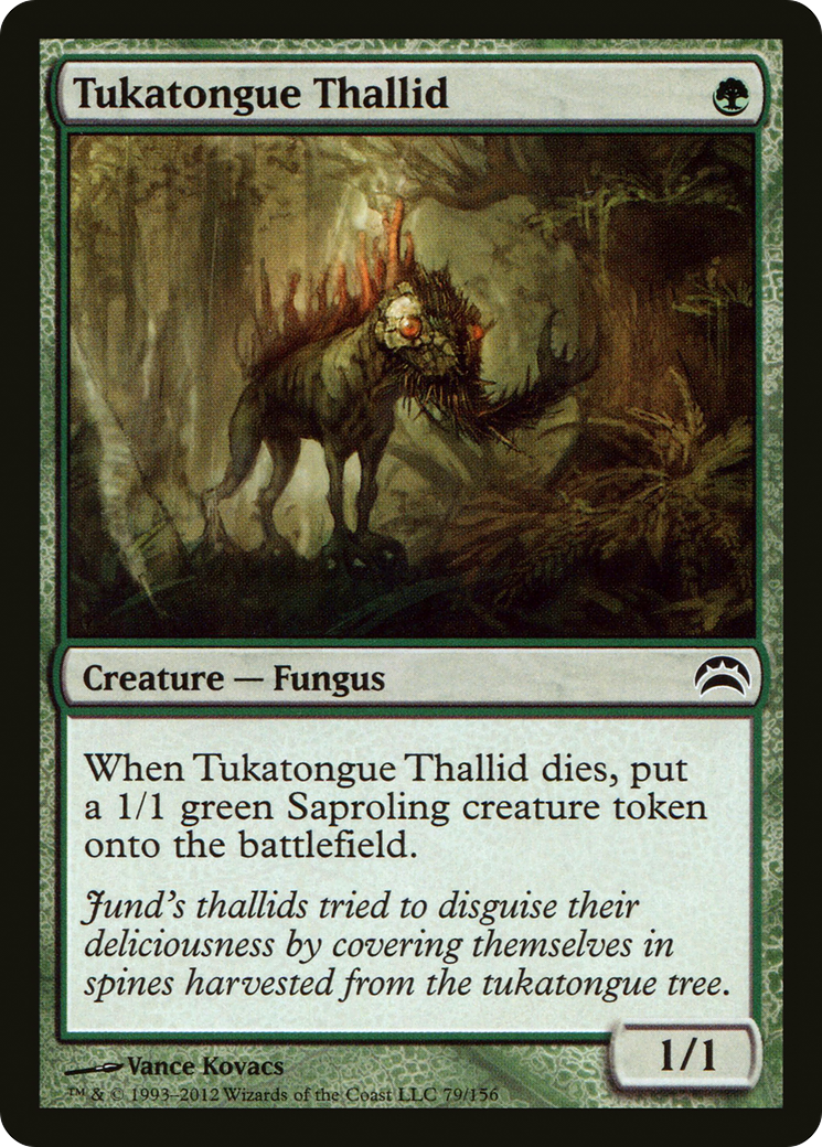 Tukatongue Thallid [Planechase 2012] Foil