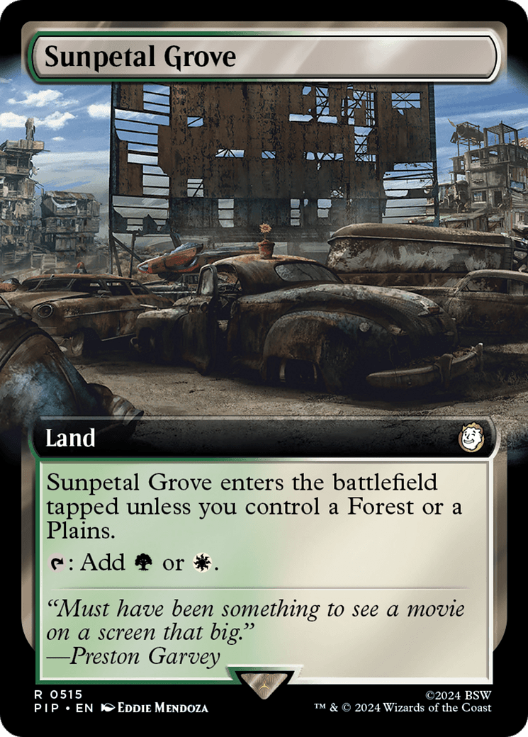 Sunpetal Grove (Extended Art) [Fallout] Foil