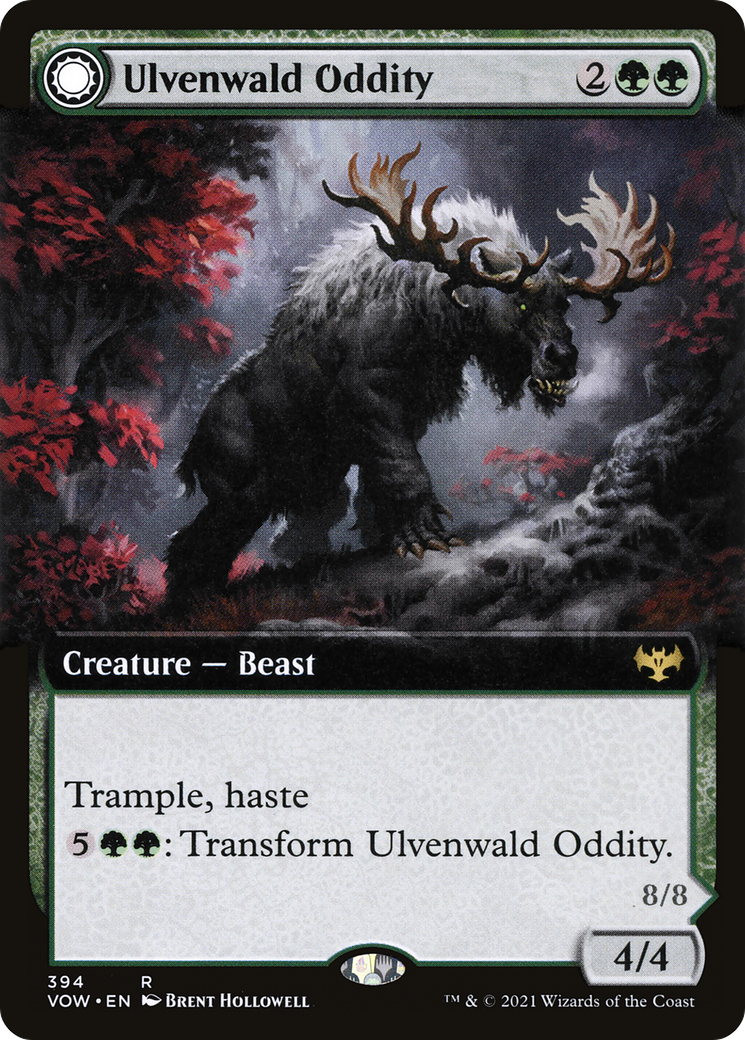 Ulvenwald Oddity // Ulvenwald Behemoth (Extended Art) [Innistrad: Crimson Vow]