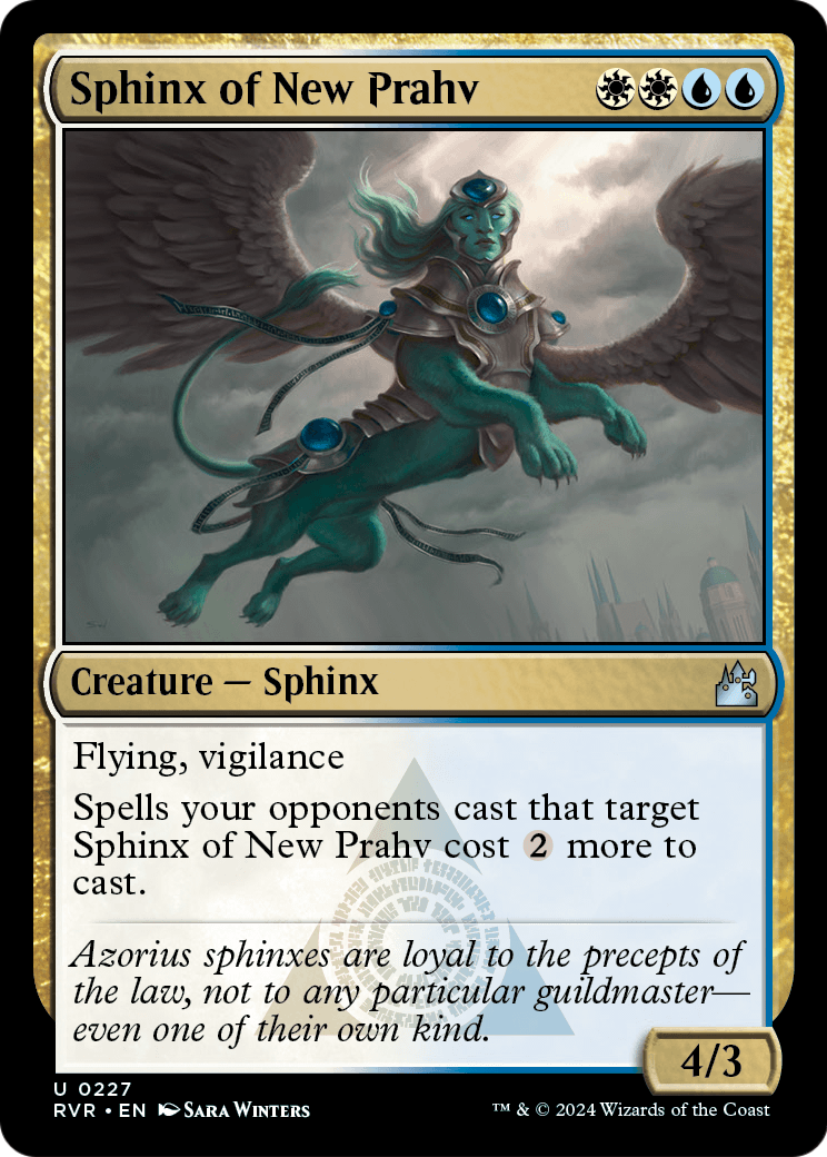 Sphinx of New Prahv [Ravnica Remastered] Foil