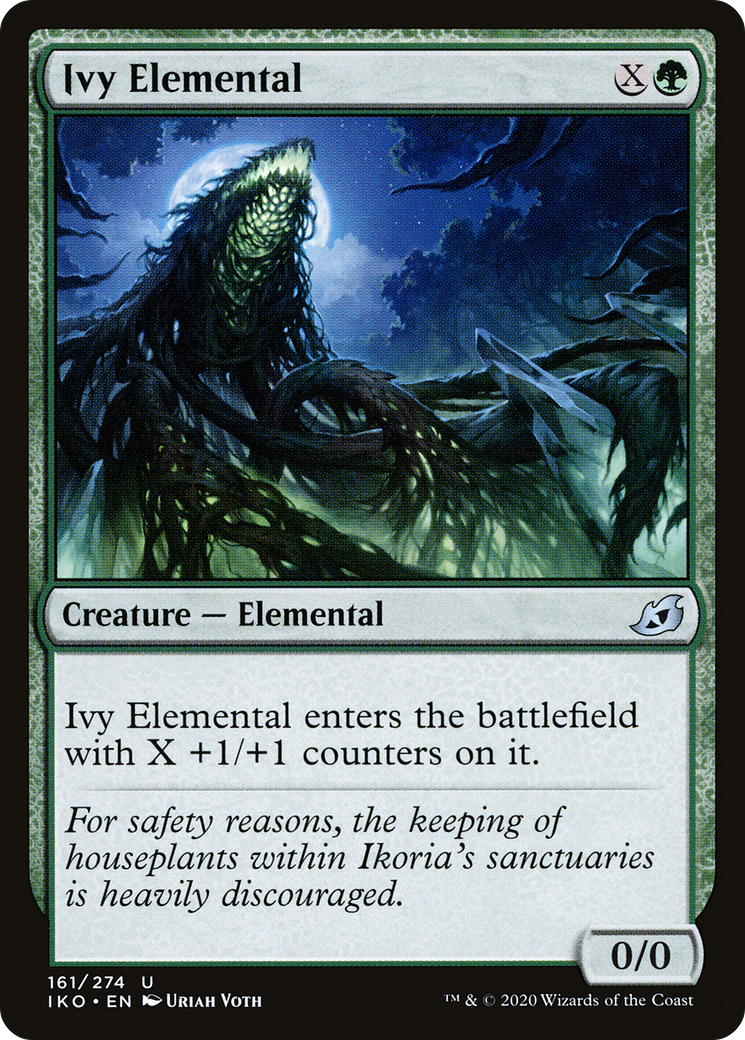 Ivy Elemental [Ikoria: Lair of Behemoths] Foil