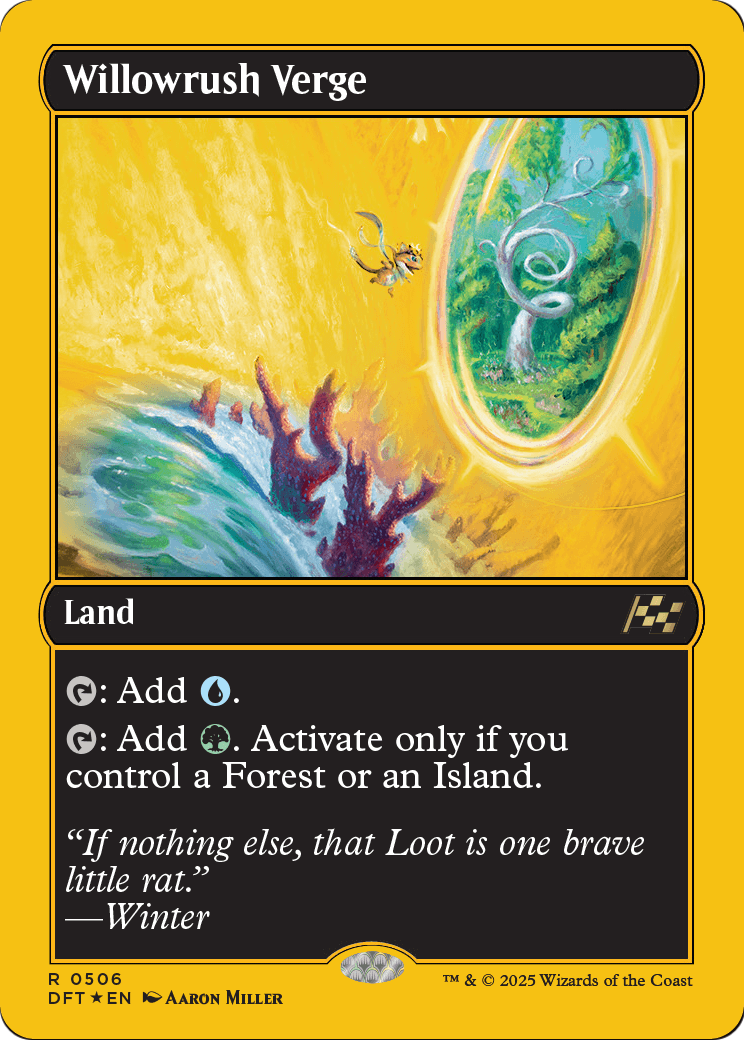 Willowrush Verge |  Foil (506) [Aetherdrift]