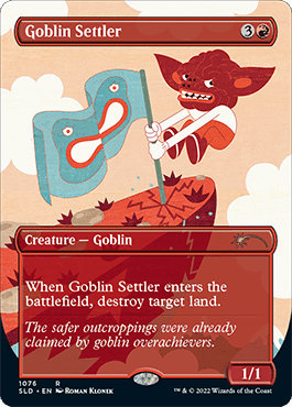 Goblin Settler (Borderless) [Secret Lair Drop Series] Foil