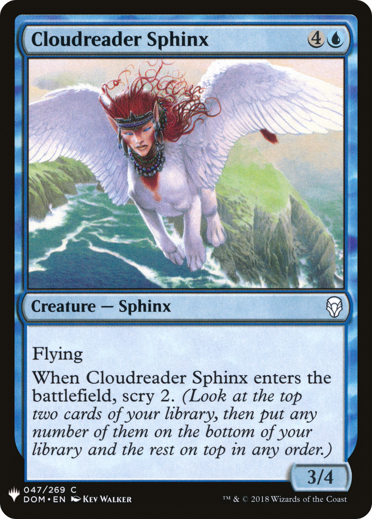 Cloudreader Sphinx |  (DOM-47) [The List]