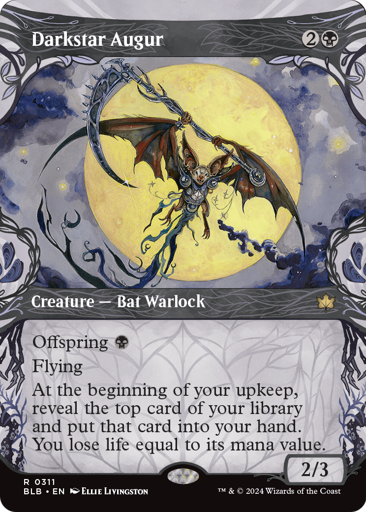 Darkstar Augur (Showcase) [Bloomburrow] Foil