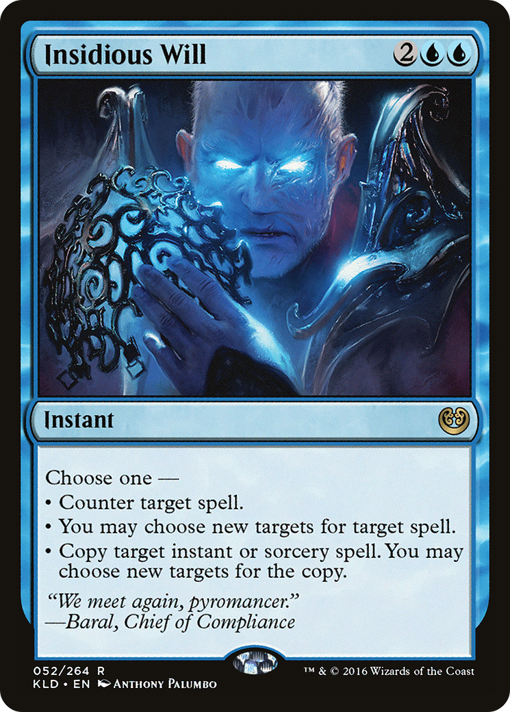 Insidious Will [Kaladesh] Foil