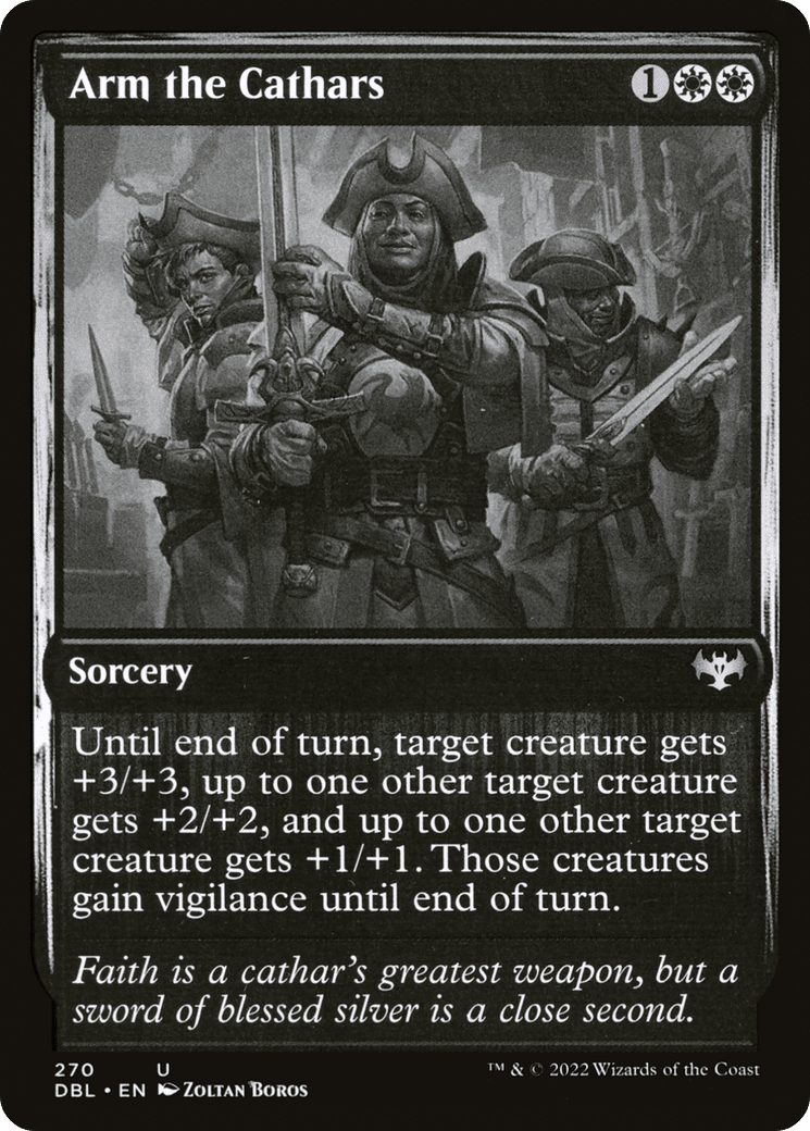 Arm the Cathars [Innistrad: Double Feature] Foil