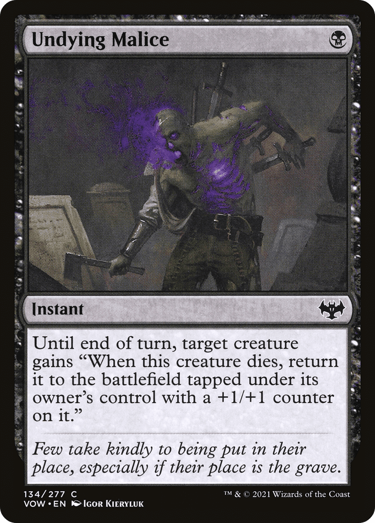 Undying Malice [Innistrad: Crimson Vow] Foil