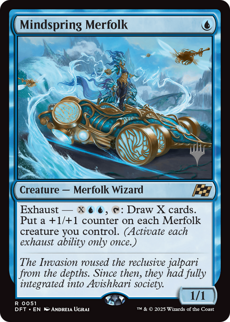 Mindspring Merfolk (051) [Promo Pack: Aetherdrift]