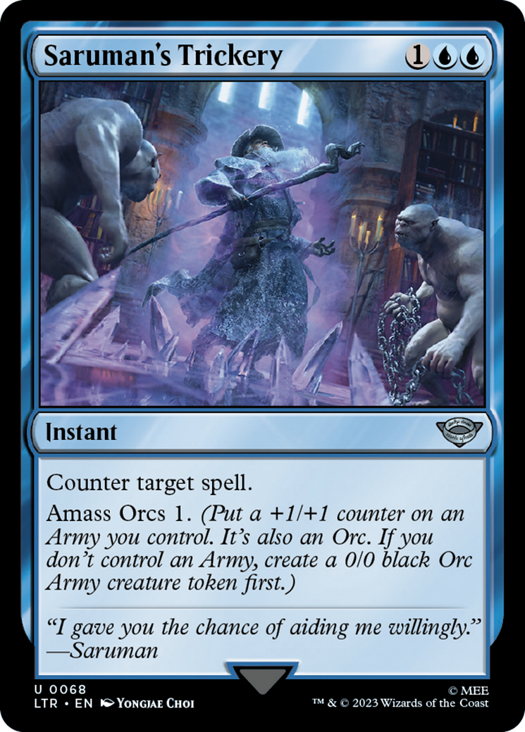 Saruman's Trickery [The Lord of the Rings: Tales of Middle-Earth] Foil