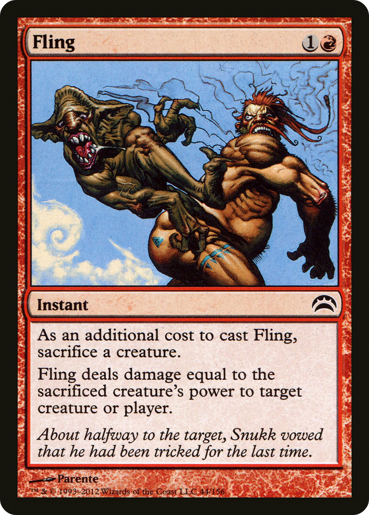 Fling [Planechase 2012] Foil