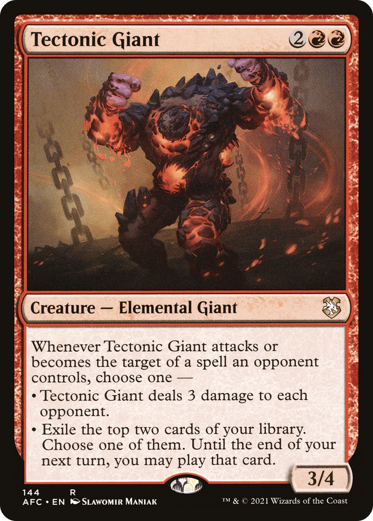 Tectonic Giant [Dungeons & Dragons: Adventures in the Forgotten Realms Commander]