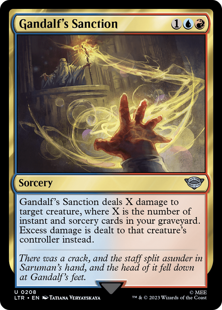 Gandalf's Sanction [The Lord of the Rings: Tales of Middle-Earth] Foil
