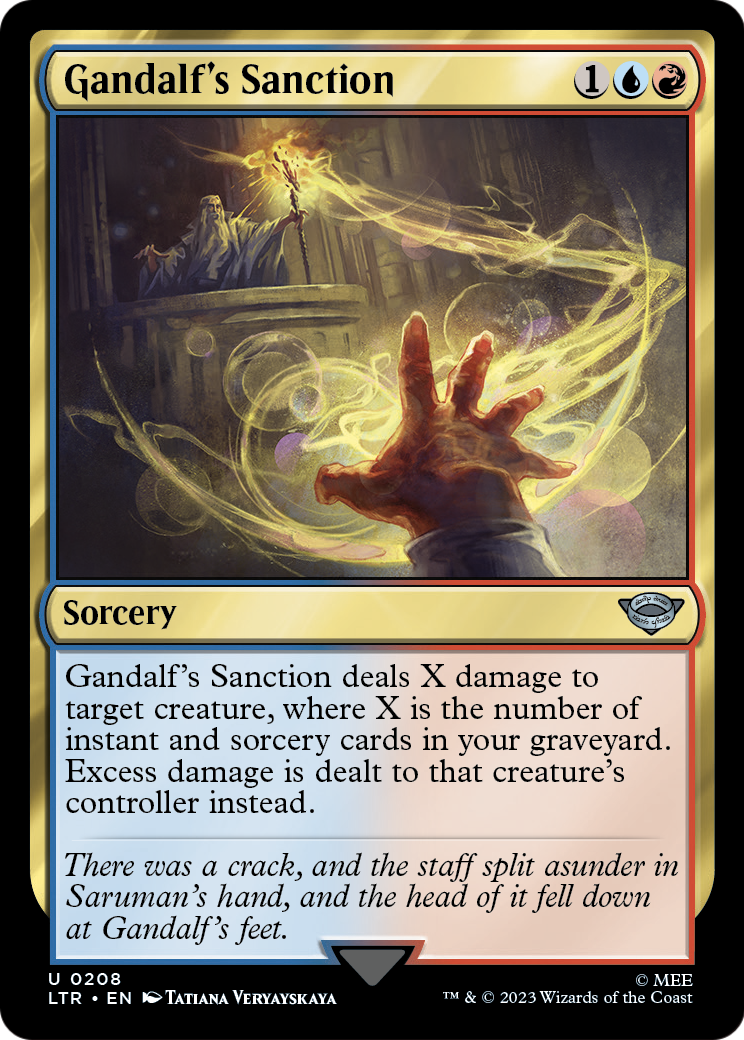 Gandalf's Sanction [The Lord of the Rings: Tales of Middle-Earth] Foil